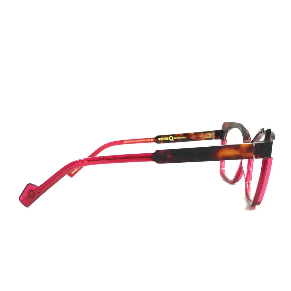 Etnia Barcelona Eyeglasses Frames CHROMA N39 HVRD Havana Red Brown 52-18-140